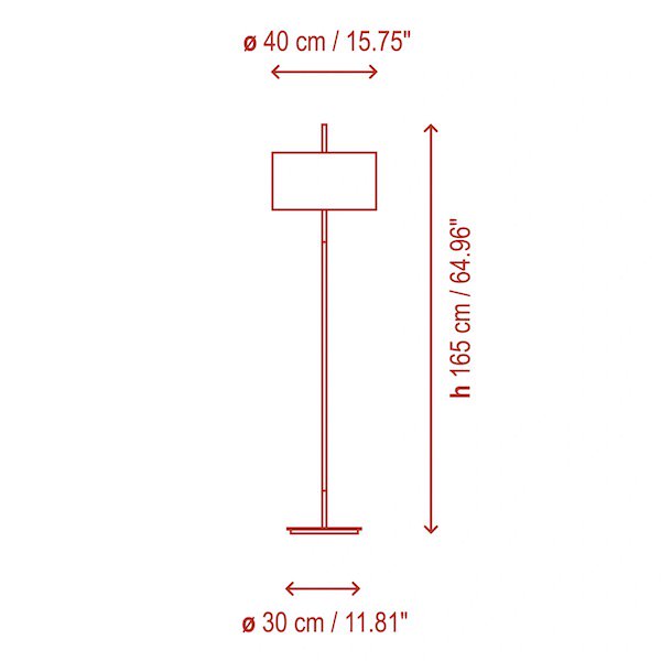 Bover ڥ󡦥ƥꥢDanona PieMatt Nickel, Dark Brown, Natural White (400H1630mm) 