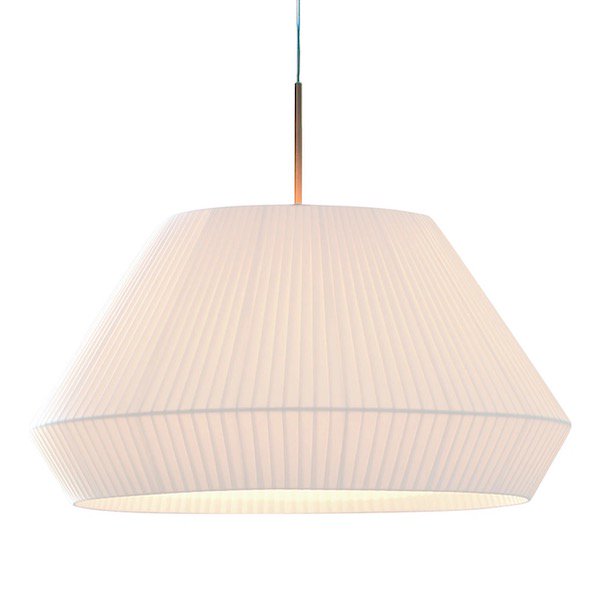 Bover ڥ󡦥ƥꥢMei 60Matt Nickel, White Ribbon Shade (600H320mm) 