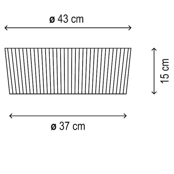 Bover ڥ󡦥ƥꥢPlafonet 43White Ribbon Shade  (430H150mm) 