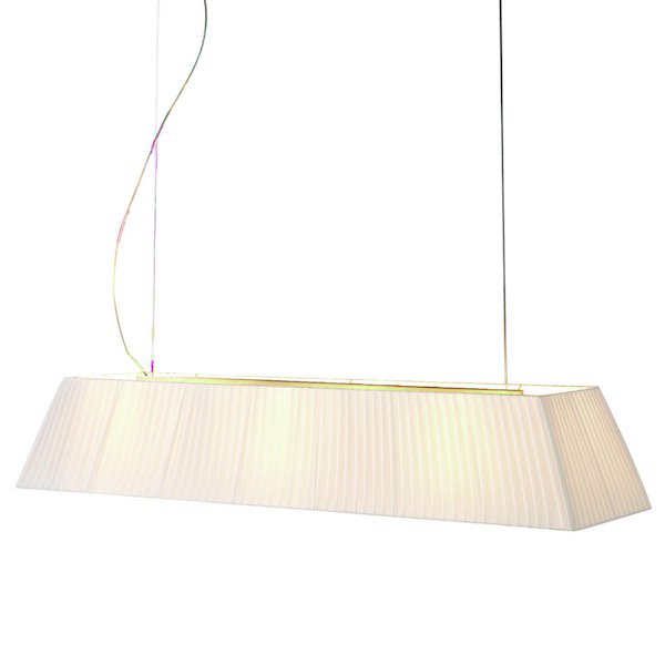 Bover ڥ󡦥ƥꥢMei 120Matt Nickel, White Ribbon Shade (W1200H200mm) 