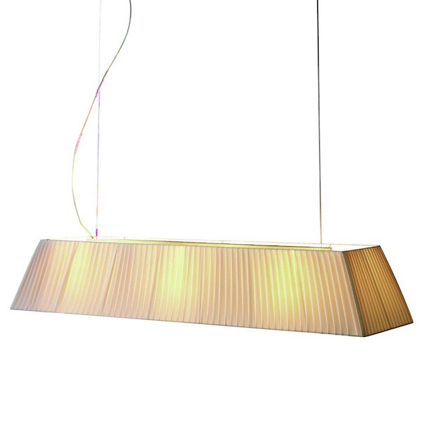 Bover ڥ󡦥ƥꥢMei 120Matt Nickel, Cream Ribbon Shade (W1200H200mm) 