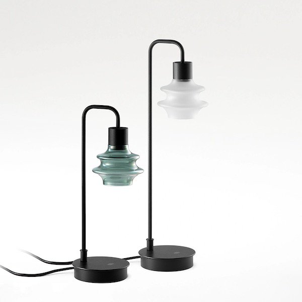【Bover】 スペイン・インテリア照明「Drop M／50」Green Glass ／ Clear, With Dimmer (Φ120×H500mm)  