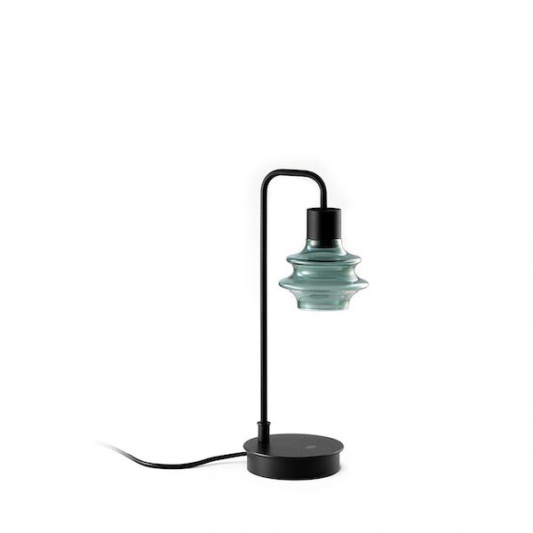 【Bover】 スペイン・インテリア照明「Drop M／35」Green Glass ／ Clear, With Dimmer
 (Φ120×H355mm)  