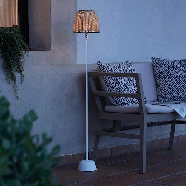 Bover ڥ󡦥ȥɥ ƥꥢAtticus P114R OutdoorWhite Base, Shade Beige (197H1140mm) 