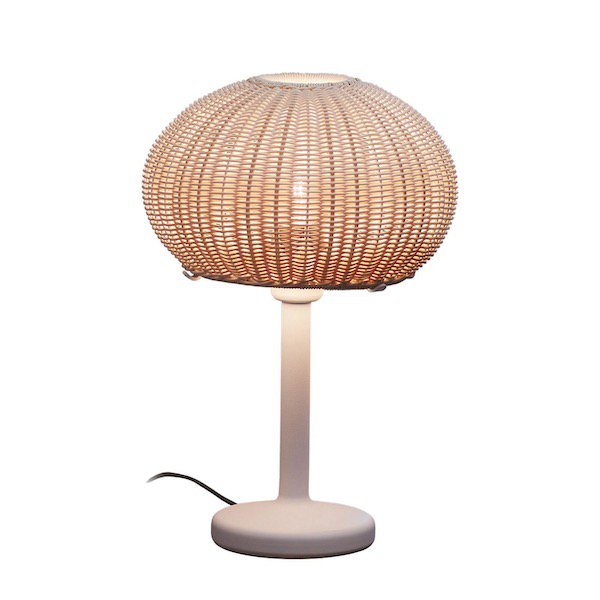 Bover ڥ󡦥ȥɥ ƥꥢGarota M36 Outdoor LEDWhite Structure, Ivory White Shade (270H355mm) 