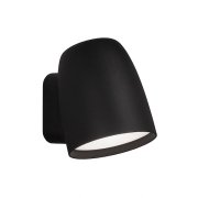 【Bover】 スペイン・アウトドア インテリア照明「Nut A／01 Outdoor
」Black, プッシュ調光器付き(Φ100×D155×H135mm) 