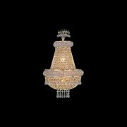 【Asfour Crystal】エジプト・クリスタルウォールブラケット ゴールド／クローム 3灯 (Φ340×H560mm)