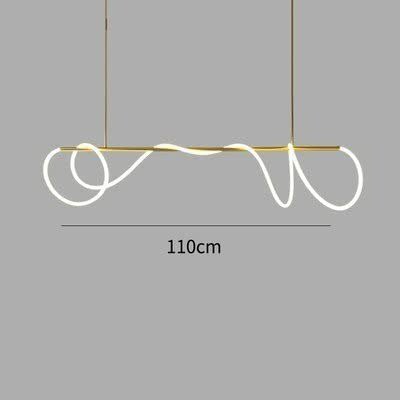 インテリア照明 LED ロープデザイン照明 ゴールド（W600〜2000mm）