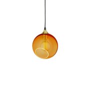 【DESIGN BY US】デンマーク・北欧照明 ガラスボールペンダント照明 「Ballroom – Amber」1灯（Φ200mm）