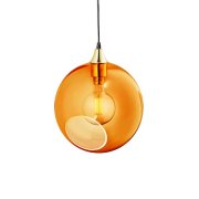 【DESIGN BY US】デンマーク・北欧照明 ガラスボールペンダント照明 「Ballroom XL – Amber」1灯（Φ320mm）