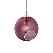 【DESIGN BY US】デンマーク・北欧照明 ガラスボールペンダント照明 「Ballroom XL – Purple Rain」1灯（Φ320mm）