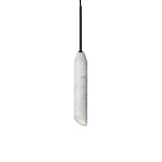 【DESIGN BY US】デンマーク・北欧照明 ペンダント照明 「Marble Art – White Carrara」1灯（Φ50×H300mm）