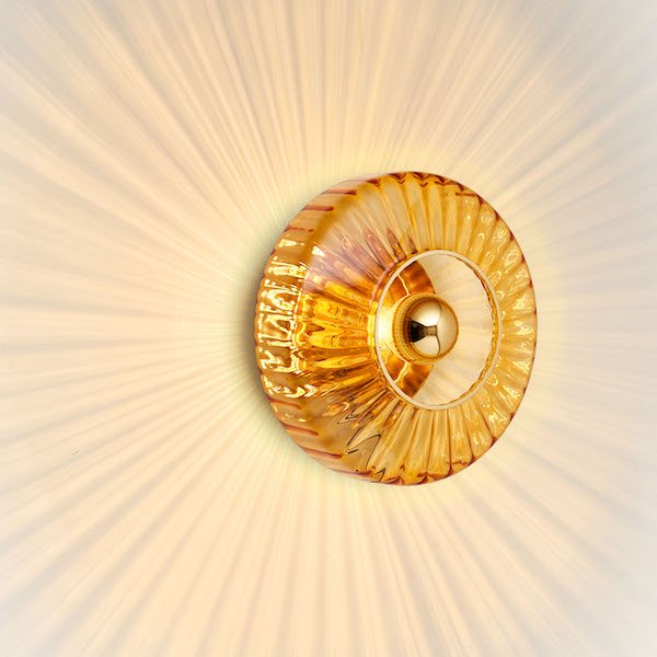 DESIGN BY USۥǥޡ̲ 饹饤 New Wave Optic Wall – Amber1ʦ260D150mm