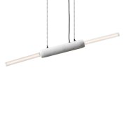 【DESIGN BY US】デンマーク・北欧照明 ペンダント照明 「Limbo – White Carrara」2灯（200V)（Φ60×L840mm）