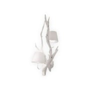 【MARETTI】オランダ・シェードウォールライト「OAK」2灯 WHITE（W500×H1000mm）