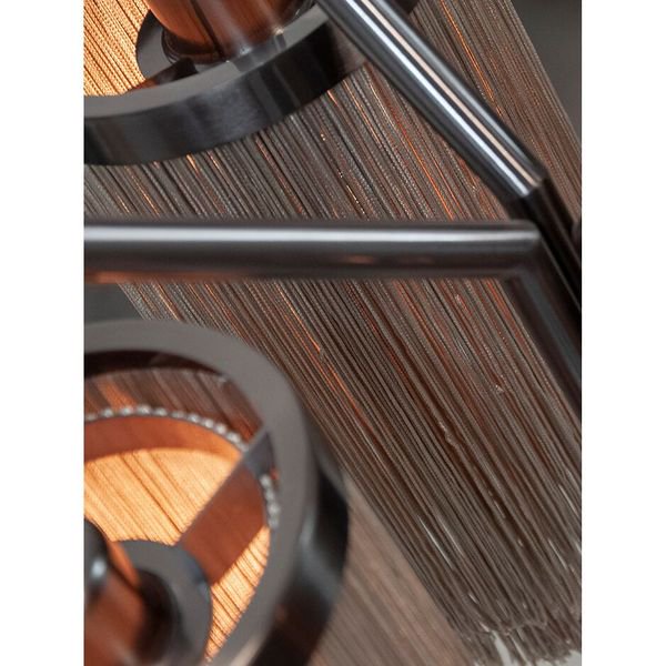 【MARETTI】オランダ・デザインウォールライト「FRINGES」2灯 BLACK（W360×H495mm） 