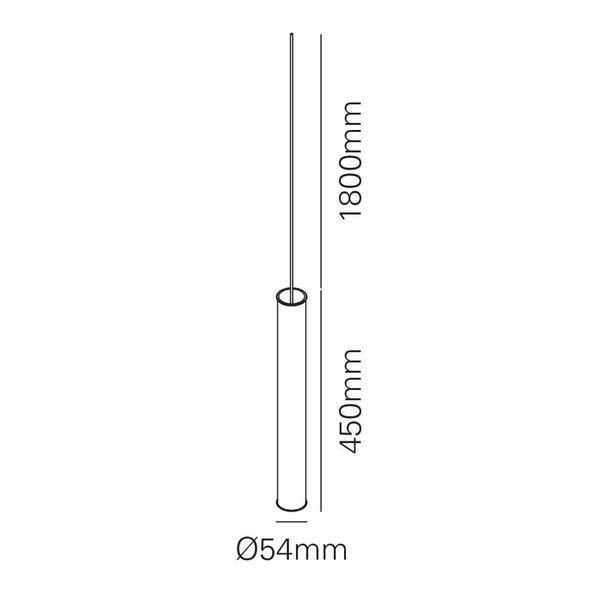 MARETTIۥLEDڥȥ饤ȡHICKS1  BLACKʦ54H450mm*