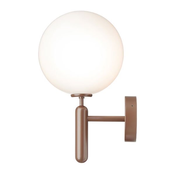 Nuura̲ǥMiira Outdoor wall lamp, dark bronze - opalץ饤(200D226H355mm)