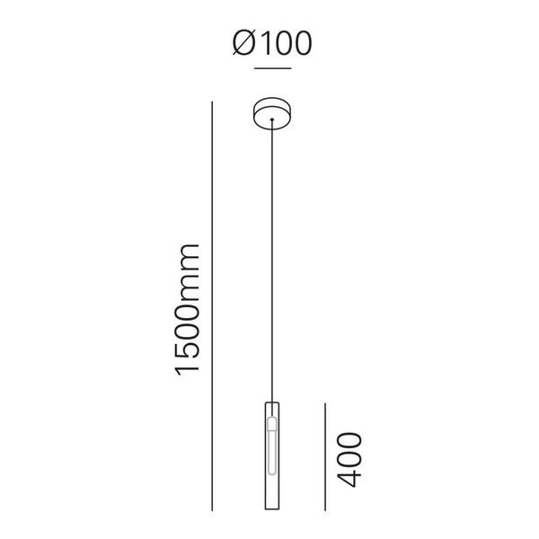 MARETTIۥɥڥȥ饤ȡICON1  SMOKEW100H1500mm