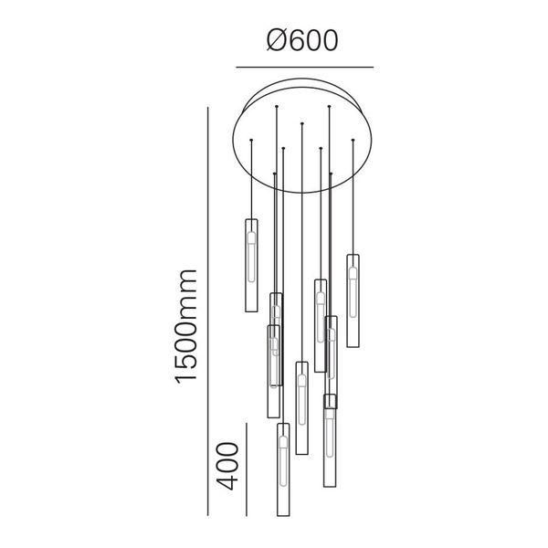 MARETTIۥڥȥ饤ȡICON9  SMOKEʦ600H1500mm