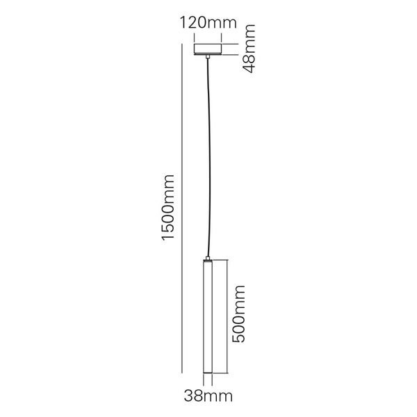 MARETTIۥLEDڥȥ饤ȡFINO1  BRONZEW38H500mm