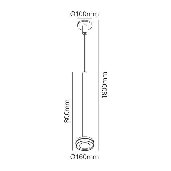 MARETTIۥLEDڥȥ饤ȡBO XL1  BRONZEʦ160H800mm