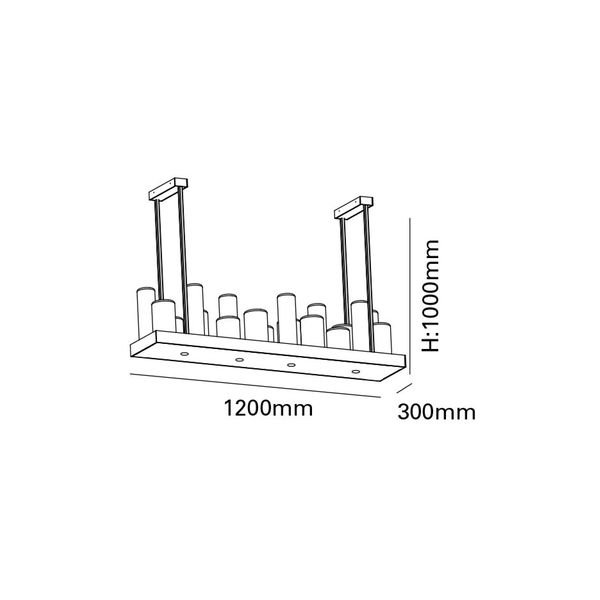 MARETTIۥƥꥢCRYSTAL STONE PLATEAU12  BLACKW1200D300H1000mm