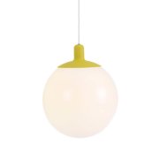 【Bsweden】スウェーデン・インテリア照明「Dolly hanging lamp」ドリーハンギングランプ 1灯 ホワイト-イエロー（Φ360×H460mm）