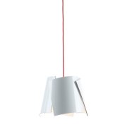 【Bsweden】スウェーデン・インテリア照明「Leaf white lamp」リーフホワイトランプ 1灯 ホワイトレッド（W360×H280mm）