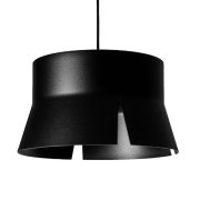 【Bsweden】スウェーデン・インテリア照明「Split black pendant」スプリットブラックペンダント（ラージ） 1灯（Φ400×H230mm）