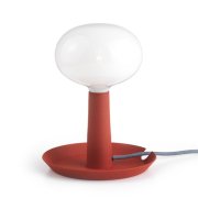 【Bsweden】スウェーデン・インテリア照明「Tray table lamp」トレイ テーブルランプ 1灯 レッド（Φ196×H250mm）