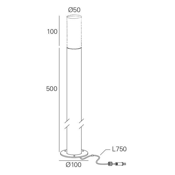 MARETTIۥ ǥ饤 1  ALUMINIUMʦ50H600mm