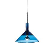 【Bsweden】スウェーデン・インテリア照明「Tratten pendant lamp」トラッテン ペンダント ランプ 1灯 ブルー（Φ340×H270mm）