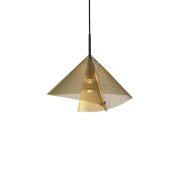 【Bsweden】スウェーデン・インテリア照明「Diffuse pendant lamp」ディフューズ ペンダントランプ 1灯 ゴールド（M）（Φ450×H320mm）
