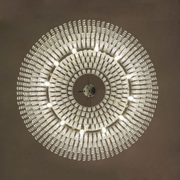 インテリア照明 クリスタルシャンデリア12灯（W600×H150mm） 