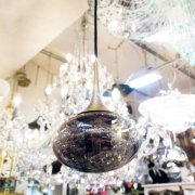 【１台在庫有！】【MARETTI】オランダ・ペンダントライト「PARADISO S」1灯 SMOKED GLASS（W150×H200mm）