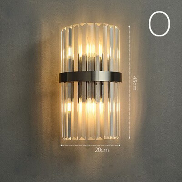 【QIRUIMEI】インテリア照明 ウォールブラケット ゴールド 2灯（H350〜H600mm）