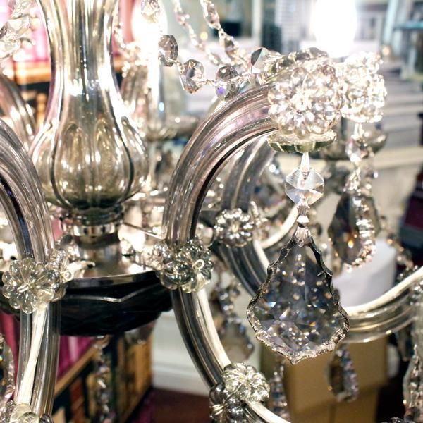 クリスタル シャンデリア 30+50cm クリスタル シャンデリア 30+50cm 輸入照明 | 照明専門店シバタ照明