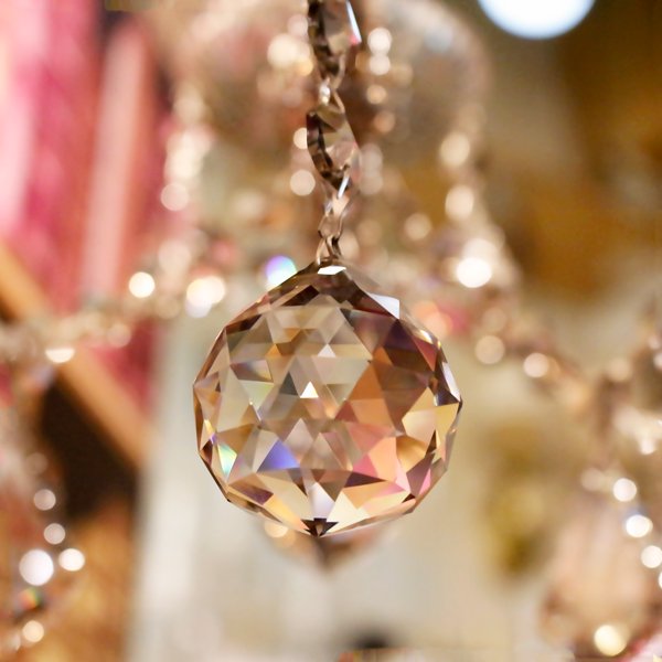 【１台在庫有！】【Asfour Crystal】エジプト・クリスタルシャンデリア13／56  satin 8灯 (Φ600×H400mm) 