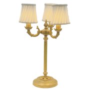 【LAMPS】アンティーク調 テーブルライト ゴールド（W300×D200×H490mm）