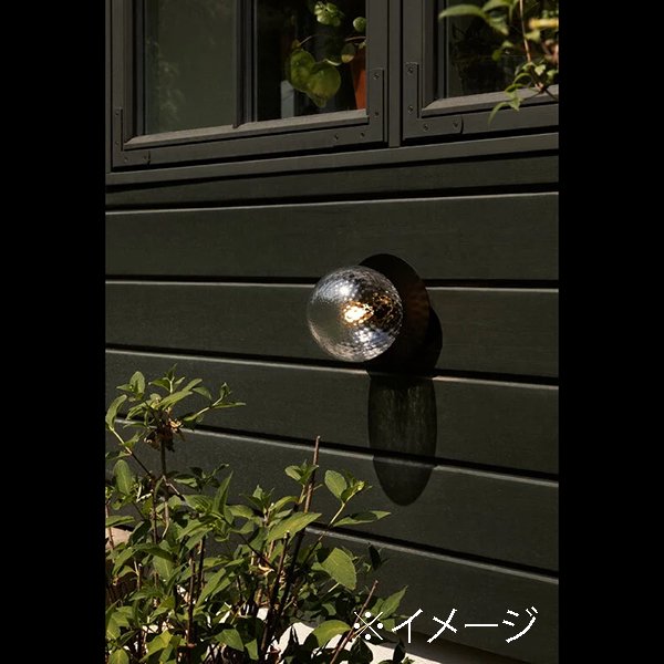 【Louis Poulsen】北欧デザイン照明「Liila 1 Outdoor wall/ceiling lamp, black」ウォールライト　クリア(W165×H211mm) 