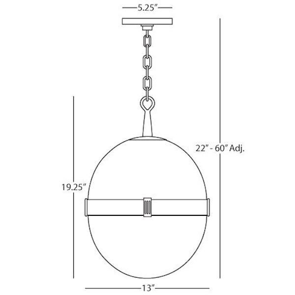 ROBERT ABBEYۥꥫڥȥ饤ȡBrighton Ball Pendant1  СW328H486mm