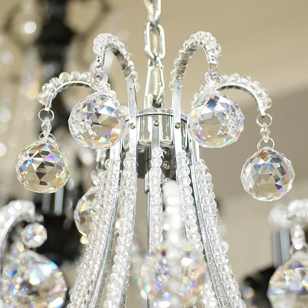 クリスタルシャンデリア クリスタルシャンデリア 8灯 クリア(W750×H800mm) | EL JEWEL