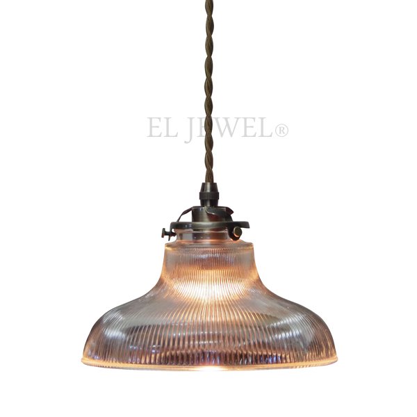 【LAMPS】ガラスシェードペンダントランプ1灯(W200×H110mm) - 【EL JEWEL】海外照明と特注照明専門の販売・通販-エルジュエル