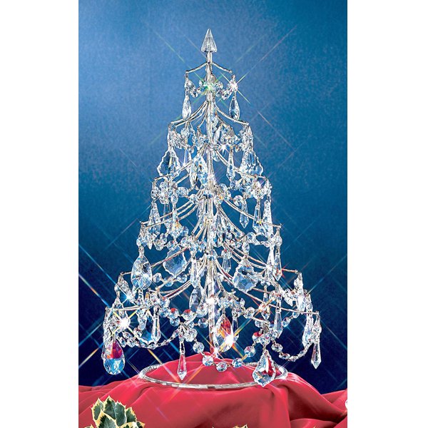 新規購入 PRECIOSA クリスタル クリスマスツリー オーナメント 