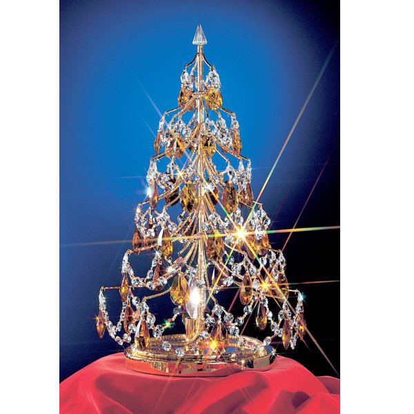 Clt クリスタルクリスマスツリー Christmas Trees 1灯 ゴールド W300 H530mm El Jewel シャンデリア デザイン照明の店舗販売 通販 エルジュエル