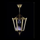 【ART GLASS】真鍮製シーリングシャンデリア「KOLETA」1灯(W250×H290mm)*