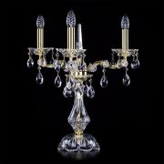 【ART GLASS】クリスタルテーブルライト「MARIA TEREZIA」3灯(W300×H550mm)*