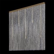 【ART GLASS】クリスタルライン・シーリングシャンデリア「CURTAIN」5灯(W1000×D40×H1000mm)*