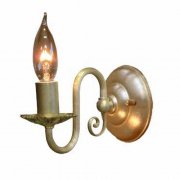 【LAMPS】アンティーク調アイアンウォールランプ 1灯(W100×D200×H190mm)